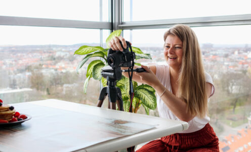 Ondernemingsshoot met Dewi voor haar website Kookplan D